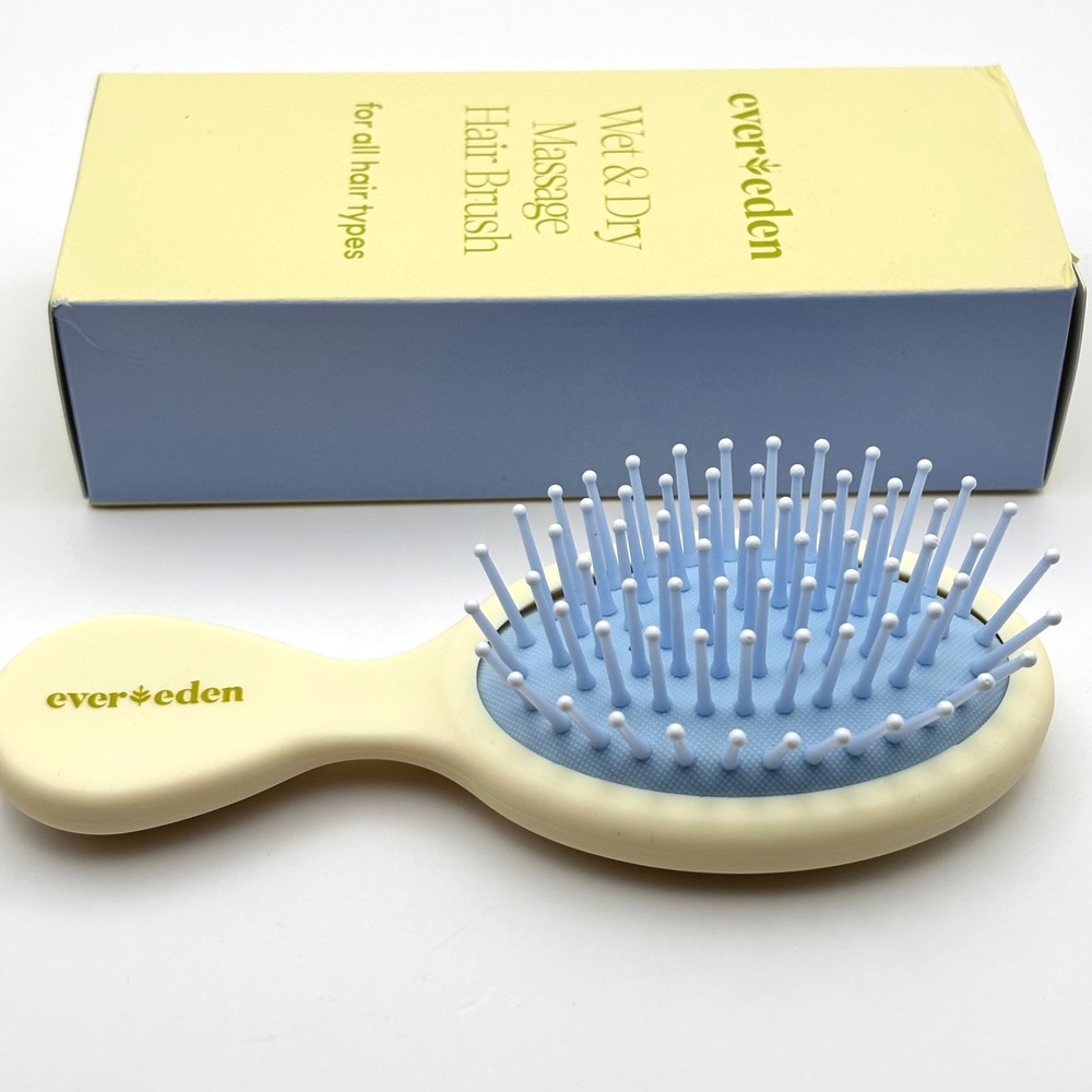 Ever & Eden Wet & Dry Massage Hair Brush All Hair Types 5.5 inches New in Box